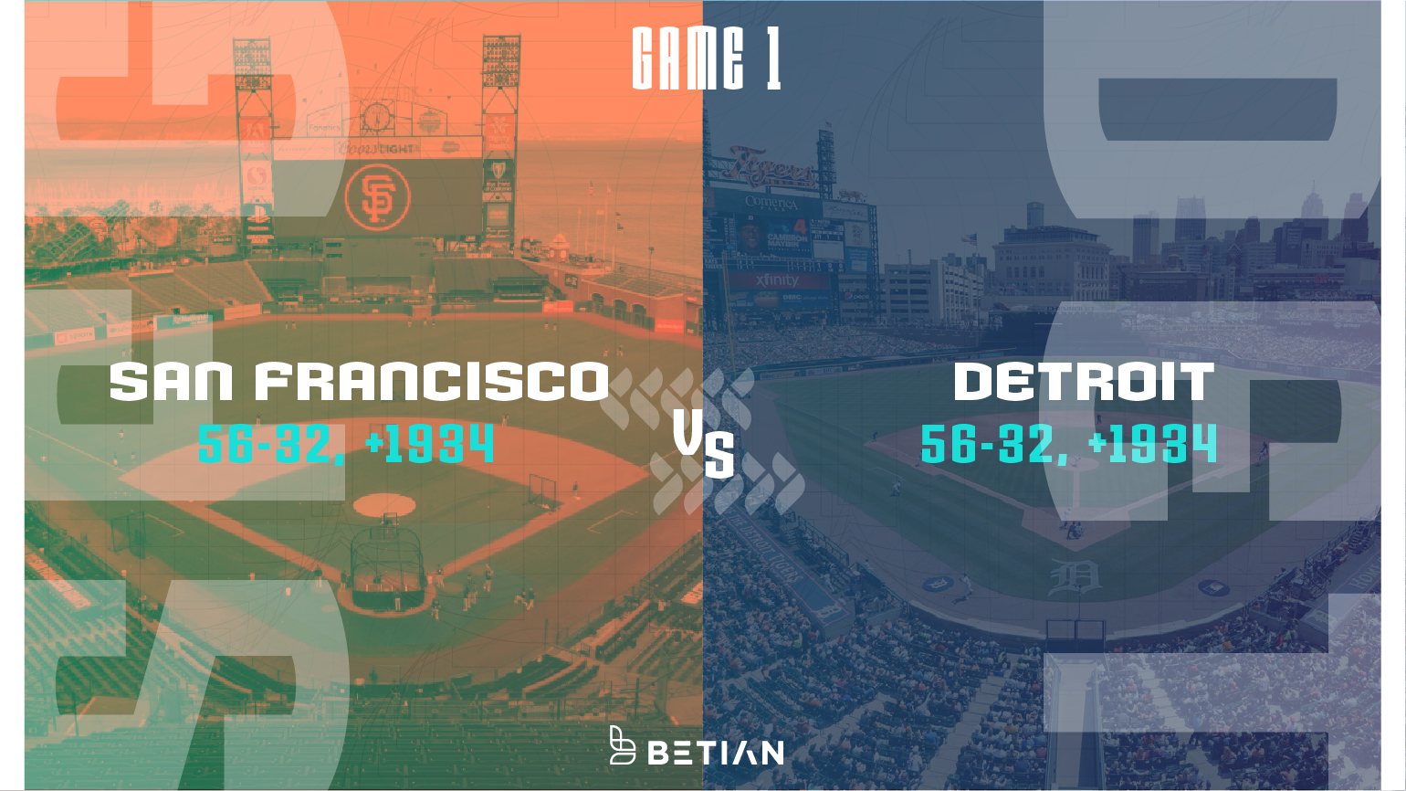 Sports branding visuals for Betian Sportsbook by a Los Angeles Creative Director and Visual Strategist