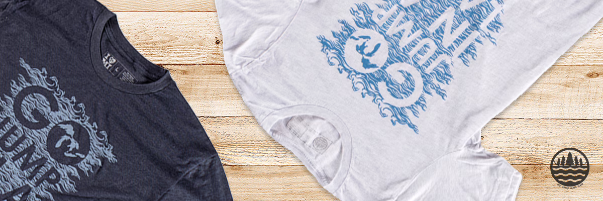 Go Jump in a Lake apparel campaign banner